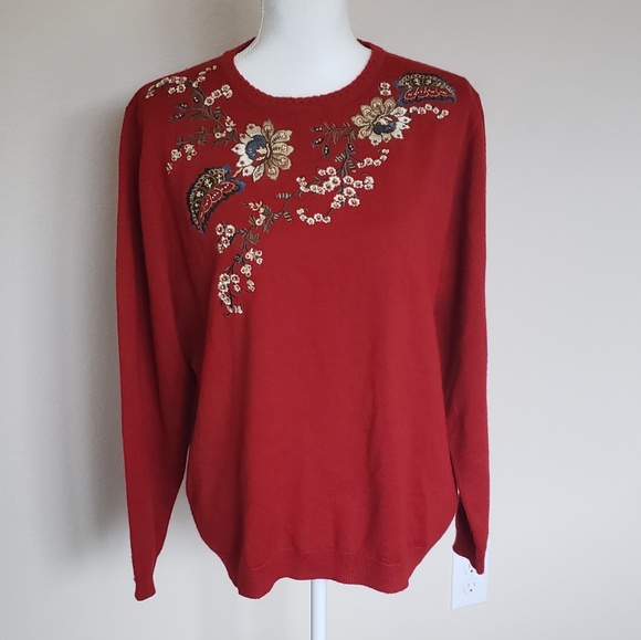 Alfred Dunner Sweaters - SALE 🔥Alfred Dunner Sweater Red XL